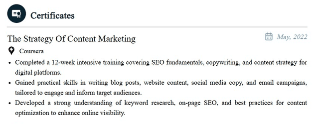undefined Resume