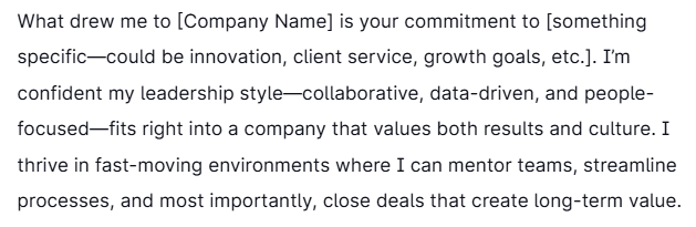 Middle Paragraph